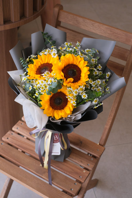 Blooming Future Sunflower Bouquet by Bamboo Green Florist, Penang