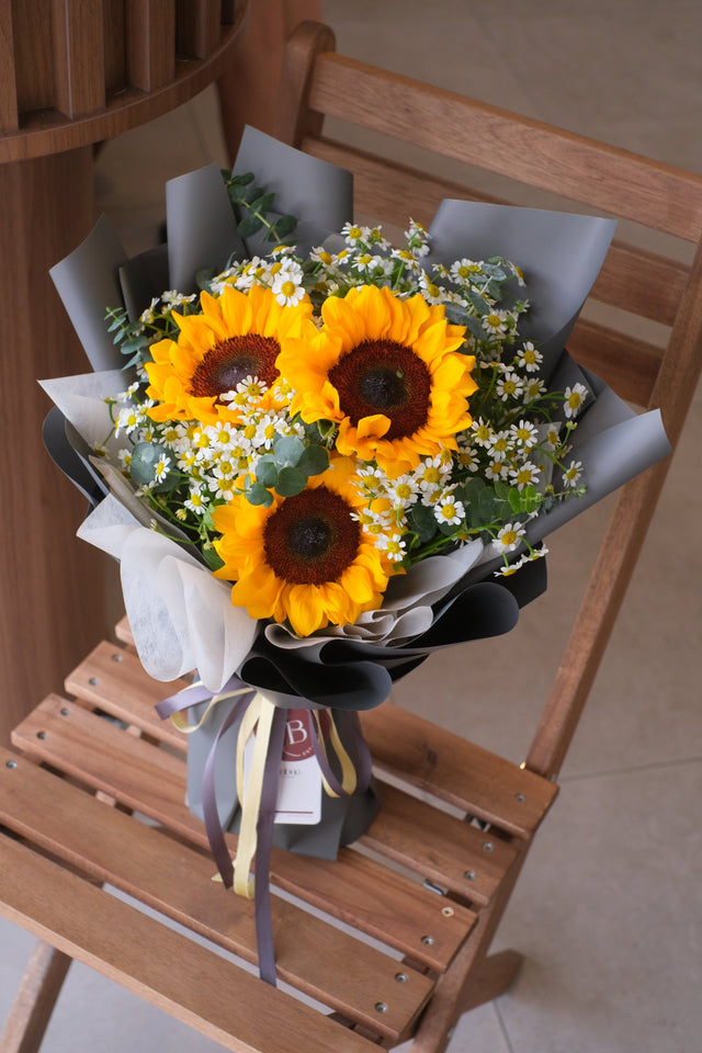 Blooming Future Sunflower Bouquet by Bamboo Green Florist, Penang