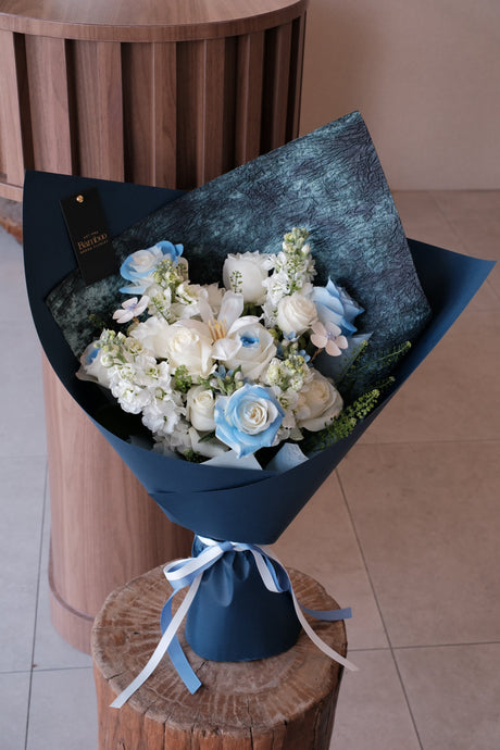 Blue Bouquet by Bamboo Green Florist, Penang, photo 2