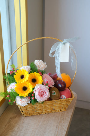 Brixton Fruit & Flower Basket by Bamboo Green Florist, Penang