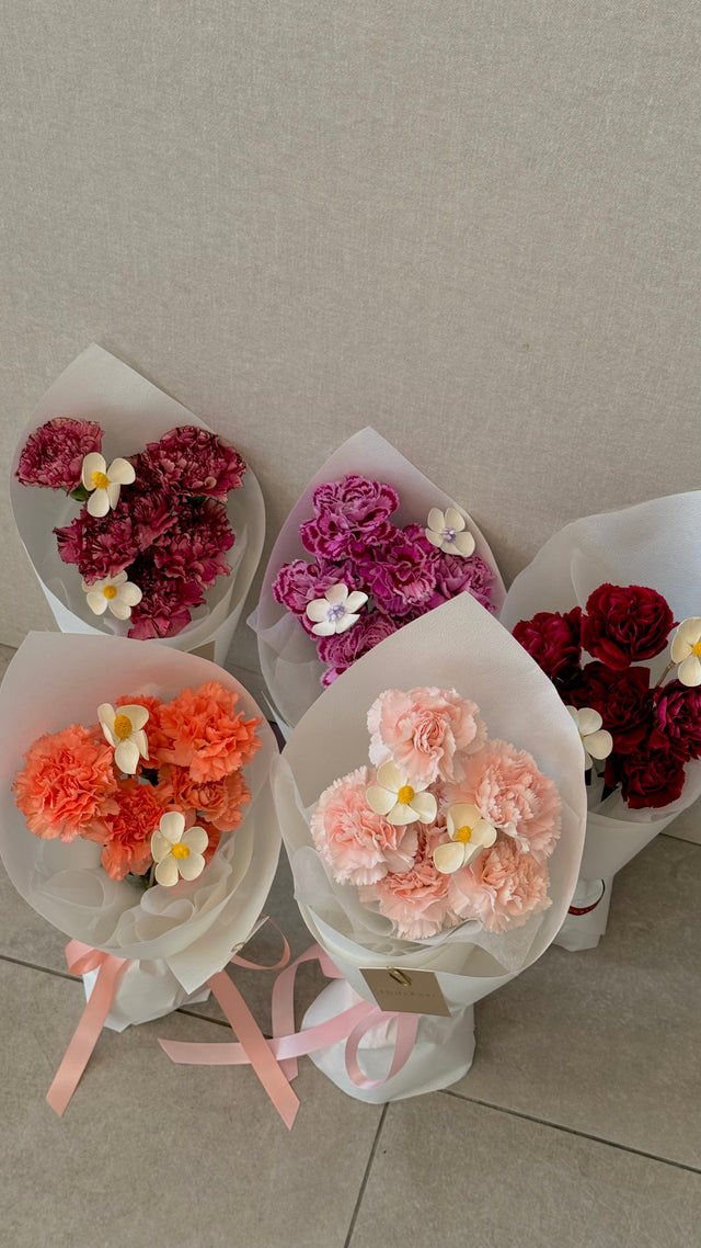 Carnation Ensemble by Bamboo Green Florist, Penang