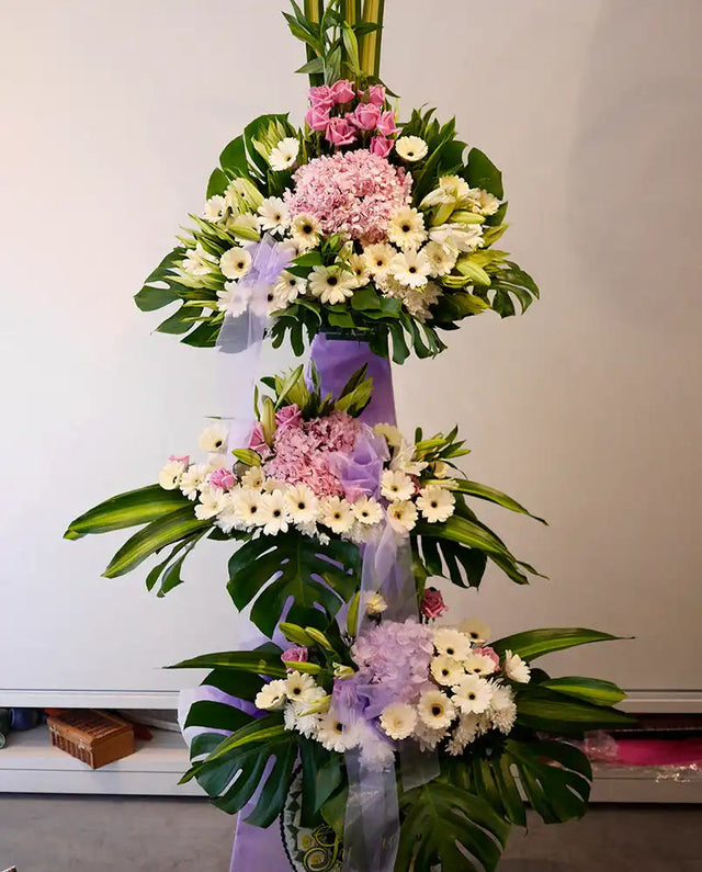 Memorable Love Condolence Wreath by Bamboo Green Florist, Penang