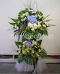 Cloud Wisp Condolence Wreath by Bamboo Green Florist, Penang