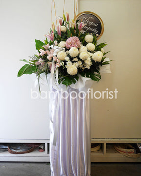Symphony Condolence Wreath by Bamboo Green Florist, Penang