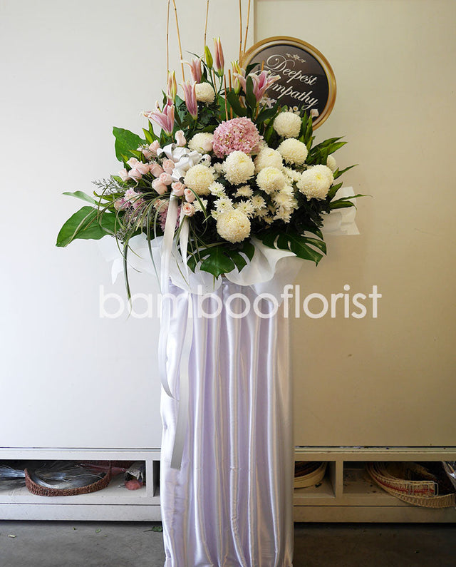 Symphony Condolence Wreath by Bamboo Green Florist, Penang