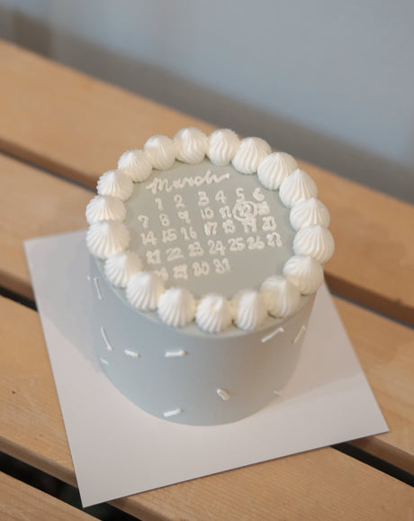 Calendar Theme Cake by Bamboo Green Florist, Penang, photo 4