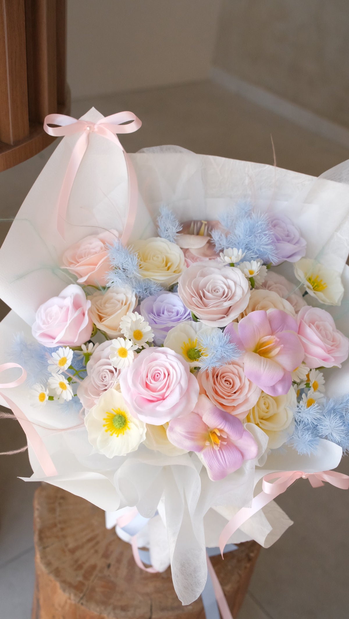 Candy Blossom- Soap Flowers Soap Flower Bouquet by Bamboo Green Florist, Penang, photo 2