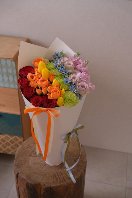 Chroma Garden Bouquet by Bamboo Green Florist, Penang