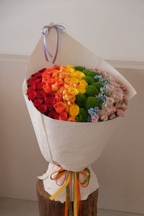 Chroma Garden Bouquet by Bamboo Green Florist, Penang, photo 3