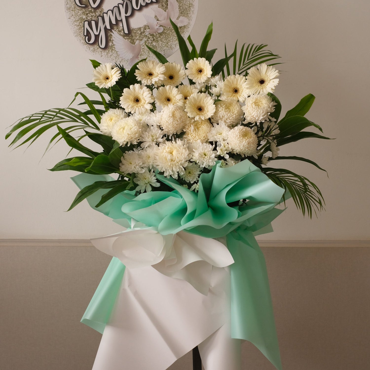 Cornwall Condolence Wreath by Bamboo Green Florist, Penang