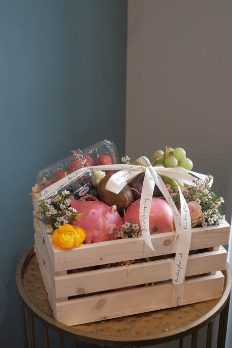 The Covent Fruit Co Fruit & Flower Basket by Bamboo Green Florist, Penang, photo 2