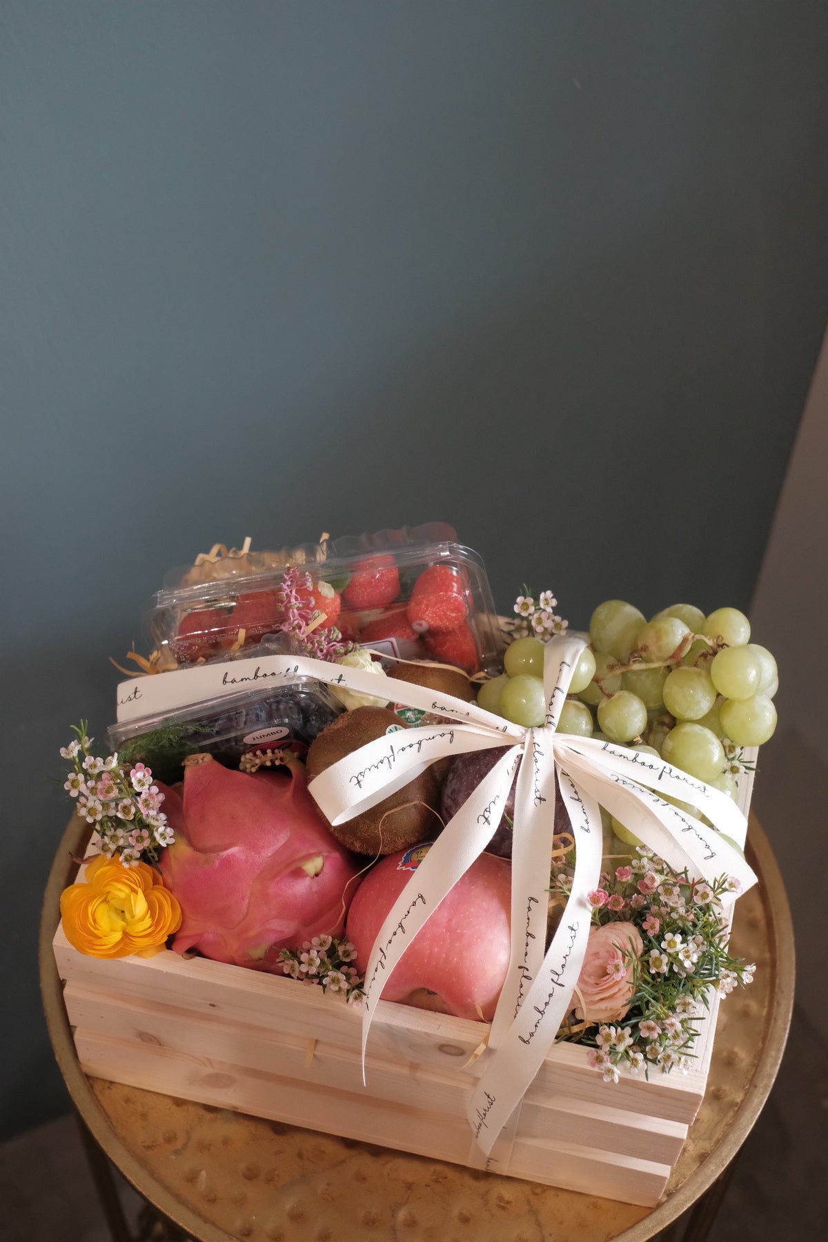 The Covent Fruit Co Fruit & Flower Basket by Bamboo Green Florist, Penang, photo 4