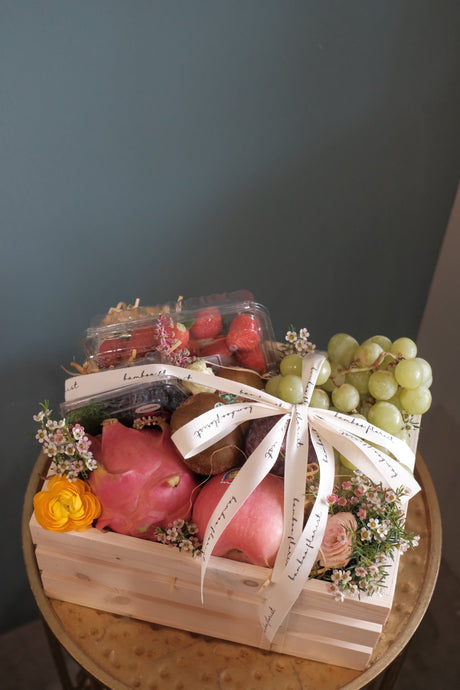 The Covent Fruit Co Fruit & Flower Basket by Bamboo Green Florist, Penang, photo 4