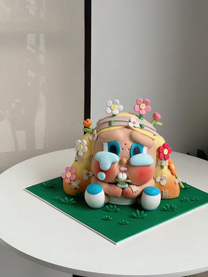 Cry Baby Plush Cake (Garden-Inspired) by Bamboo Green Florist, Penang