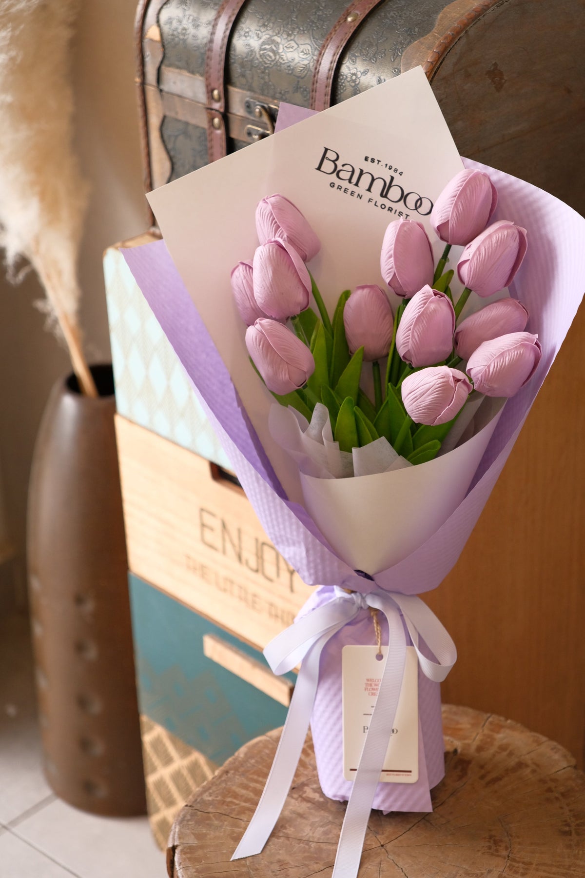Tulipa - Soap Flowers Soap Flower Bouquet by Bamboo Green Florist, Penang, photo 3
