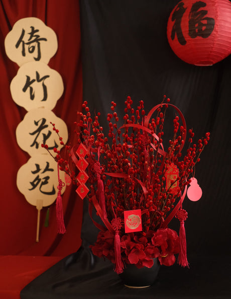 Fireworks Crackling红红火火 Bouquet by Bamboo Green Florist, Penang, photo 2