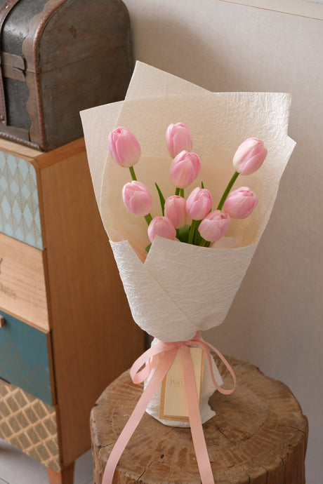 Pink Tulips by Bamboo Green Florist, Penang, photo 2