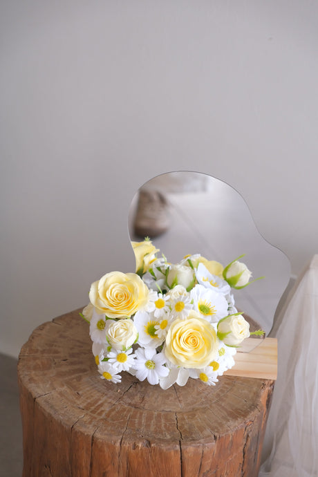 De Cutie - Table Acrylic Mirror by Bamboo Green Florist, Penang