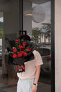 Red Romance Rose Bouquet by Bamboo Green Florist, Penang