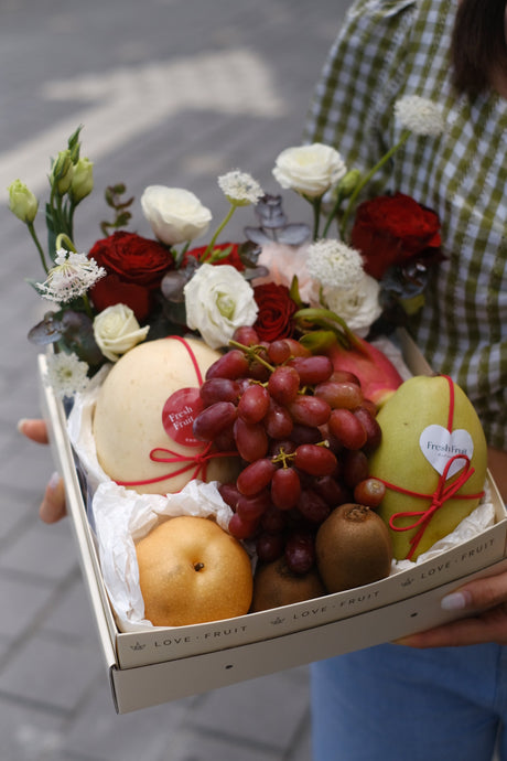 Summer Bling Fruit & Flower Basket by Bamboo Green Florist, Penang, photo 4