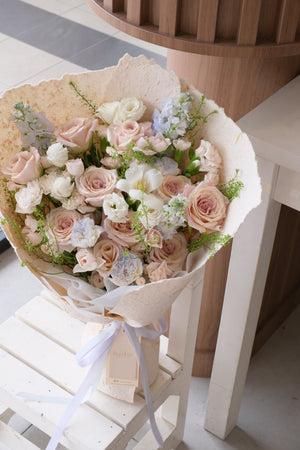 Rosewell Rose Bouquet by Bamboo Green Florist, Penang, photo 3