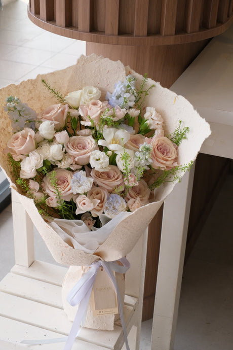 Rosewell Rose Bouquet by Bamboo Green Florist, Penang, photo 2