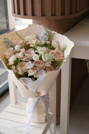 Rosewell Rose Bouquet by Bamboo Green Florist, Penang, photo 4