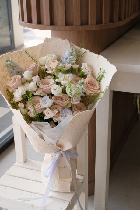 Rosewell Rose Bouquet by Bamboo Green Florist, Penang, photo 4