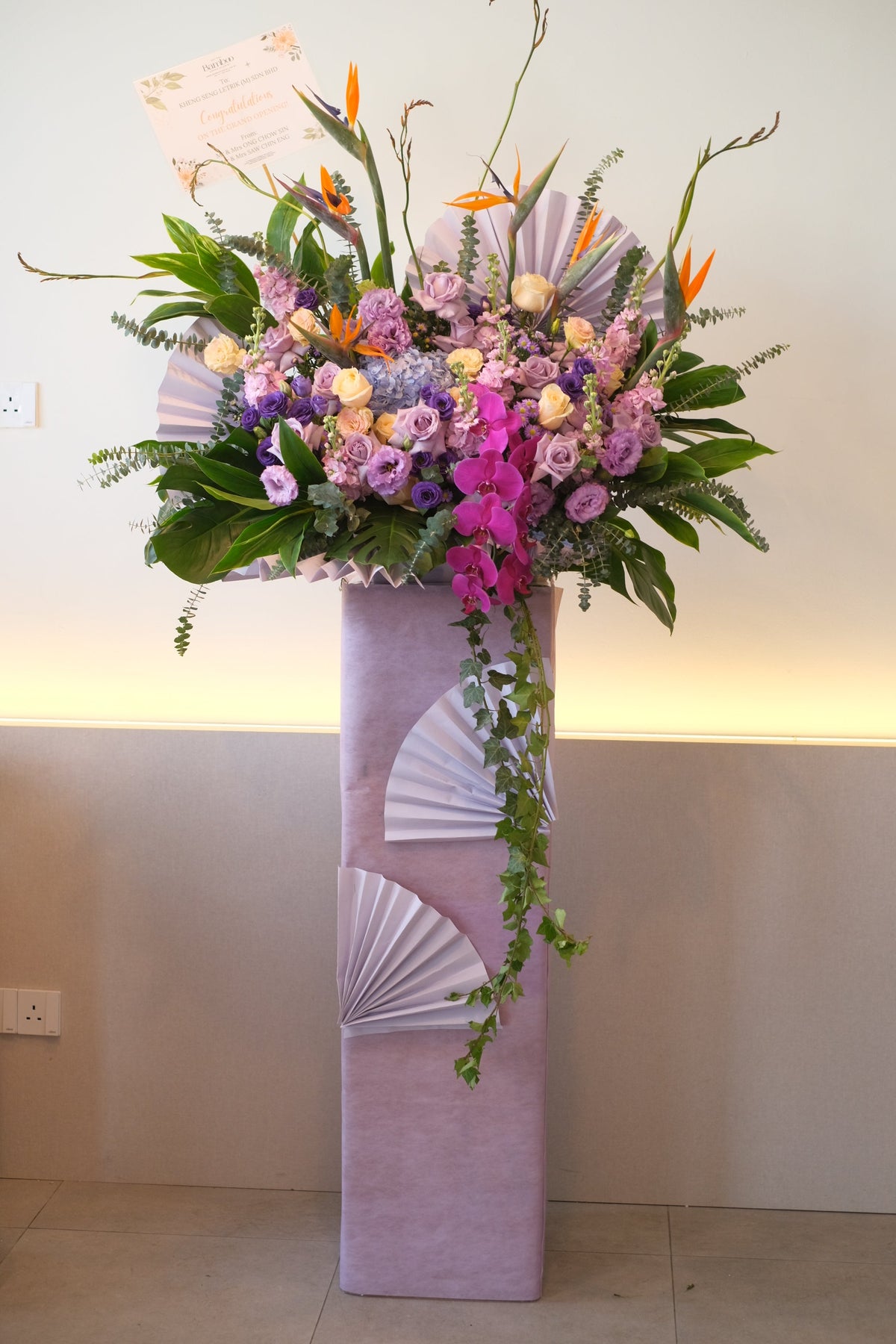 Loren Grand Opening Flowers by Bamboo Green Florist, Penang