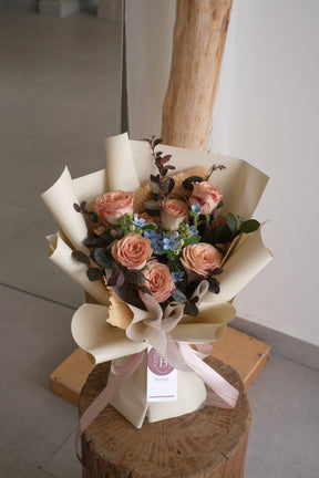 Coles Rose Bouquet by Bamboo Green Florist, Penang