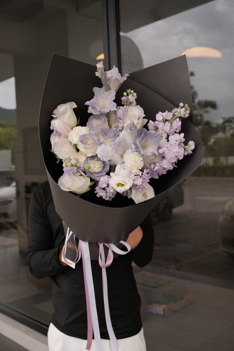 Omakase Bouquet (Purple) by Bamboo Green Florist, Penang, photo 2