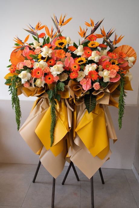 Broad Street Grand Opening Flowers by Bamboo Green Florist, Penang