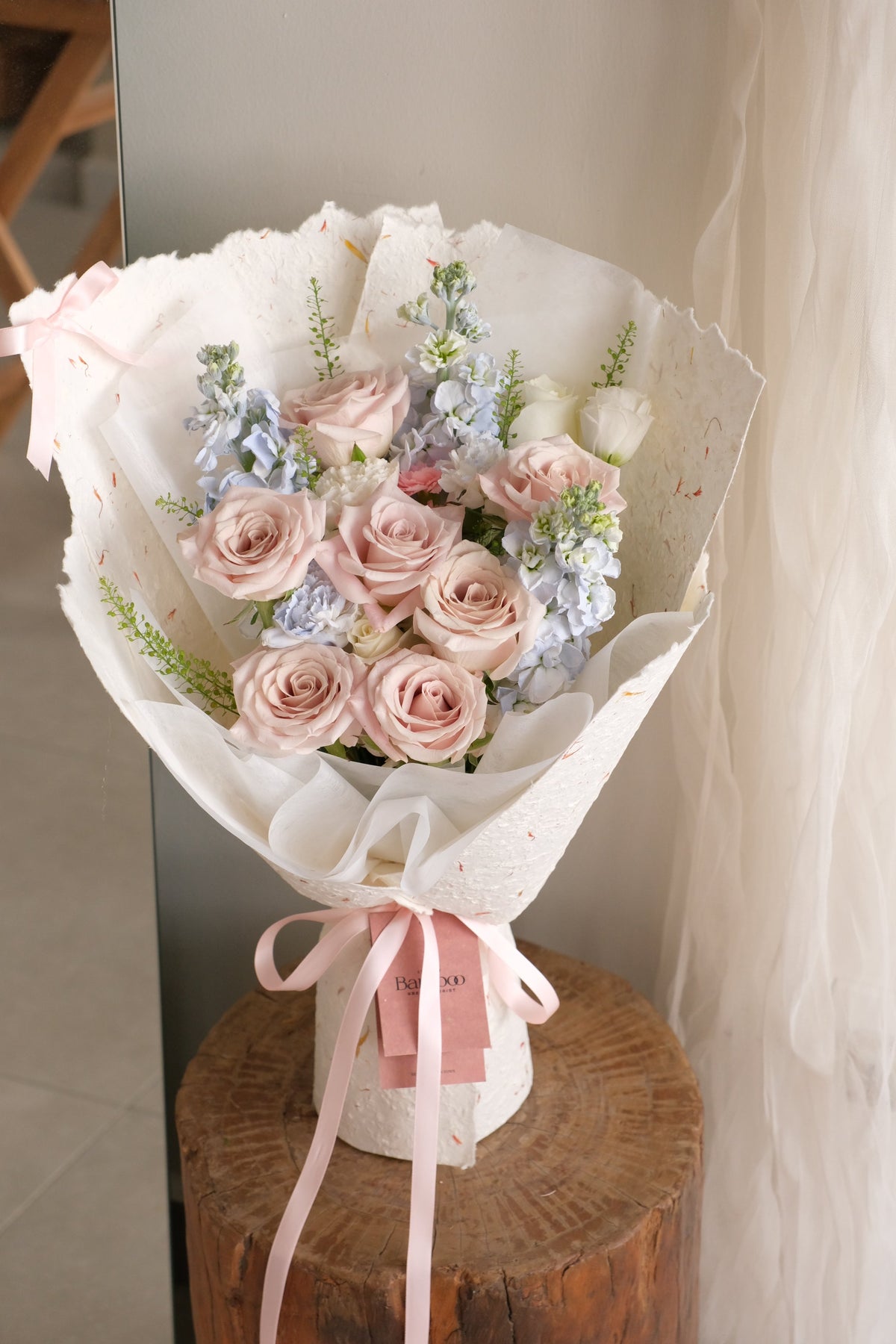 Rosewell Rose Bouquet by Bamboo Green Florist, Penang