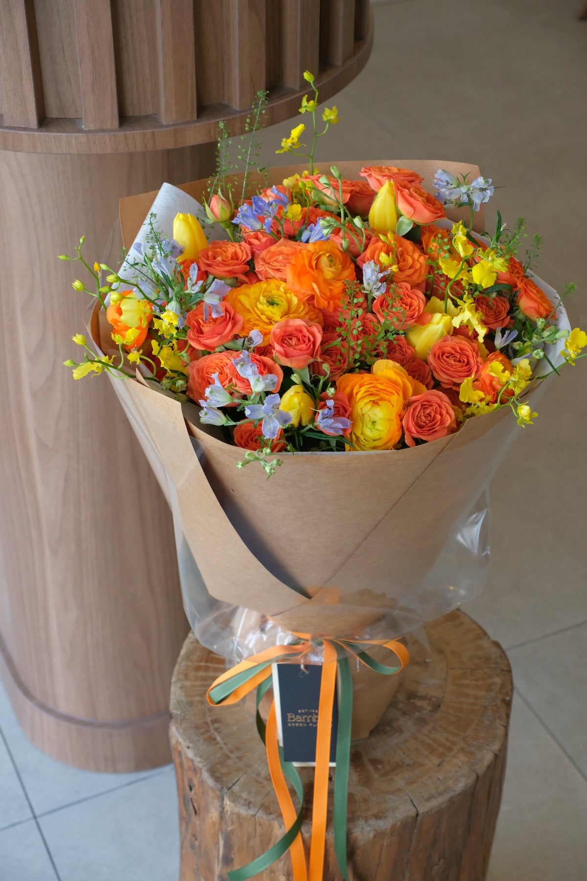 Omakase Bouquet (Citrus Orange) by Bamboo Green Florist, Penang, photo 3