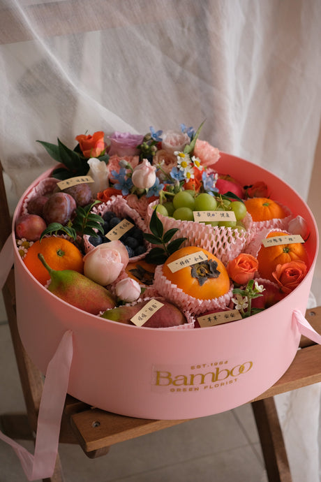 Amazed Me Fruit & Flower Basket by Bamboo Green Florist, Penang, photo 2