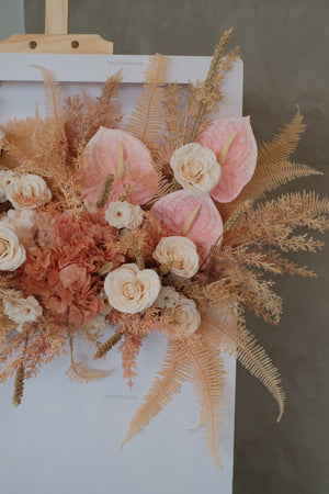 Boho Chic Grand Opening Stand by Bamboo Green Florist, Penang, photo 2