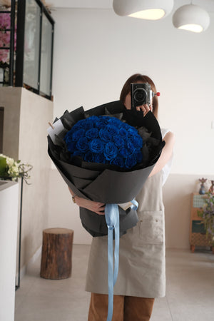 Violets Are Blue Rose Bouquet by Bamboo Green Florist, Penang, photo 5