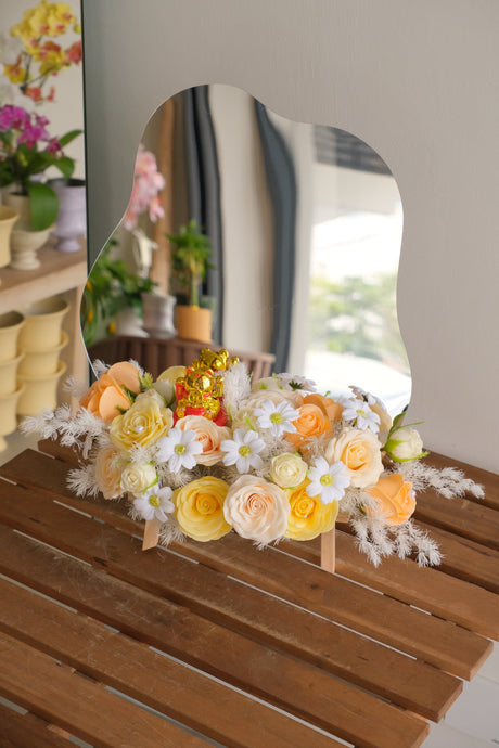 Aura - Table Acrylic Mirror by Bamboo Green Florist, Penang