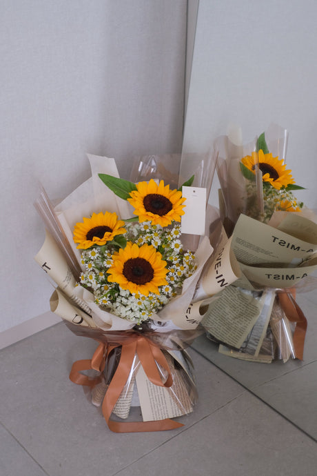 Sunny Gram Sunflower Bouquet by Bamboo Green Florist, Penang, photo 2
