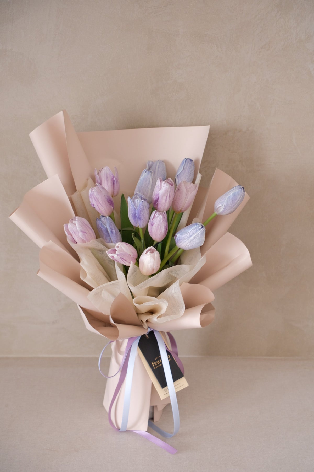 Morandi Mix Tulips by Bamboo Green Florist, Penang