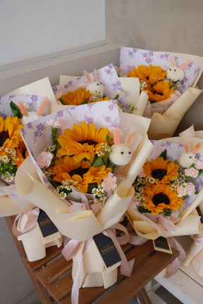 Sunny Bunny Sunflower Bouquet by Bamboo Green Florist, Penang