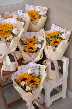 Sunny Bunny Sunflower Bouquet by Bamboo Green Florist, Penang, photo 2