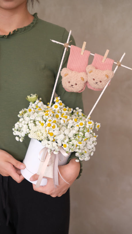 Little Cutie Baby's Breath Bouquet by Bamboo Green Florist, Penang, photo 3