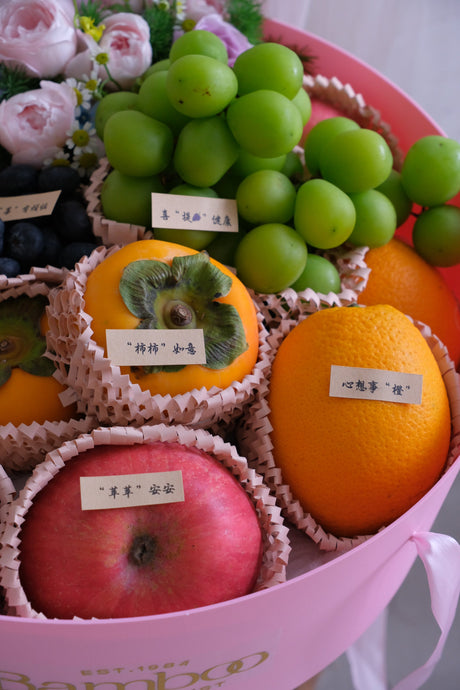 Amazed Me Fruit & Flower Basket by Bamboo Green Florist, Penang, photo 4