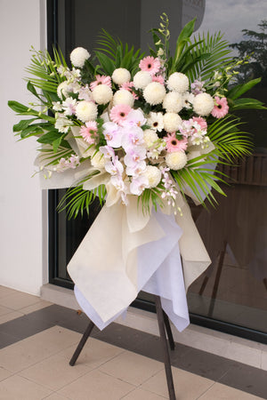 Loving Tribute Condolence Wreath by Bamboo Green Florist, Penang