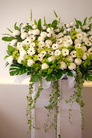 GOAT Condolence Wreath by Bamboo Green Florist, Penang, photo 2