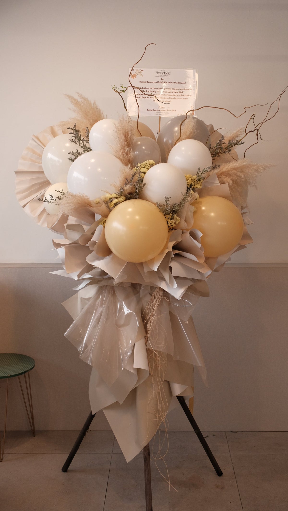 Sicillia Grand Opening Flowers by Bamboo Green Florist, Penang