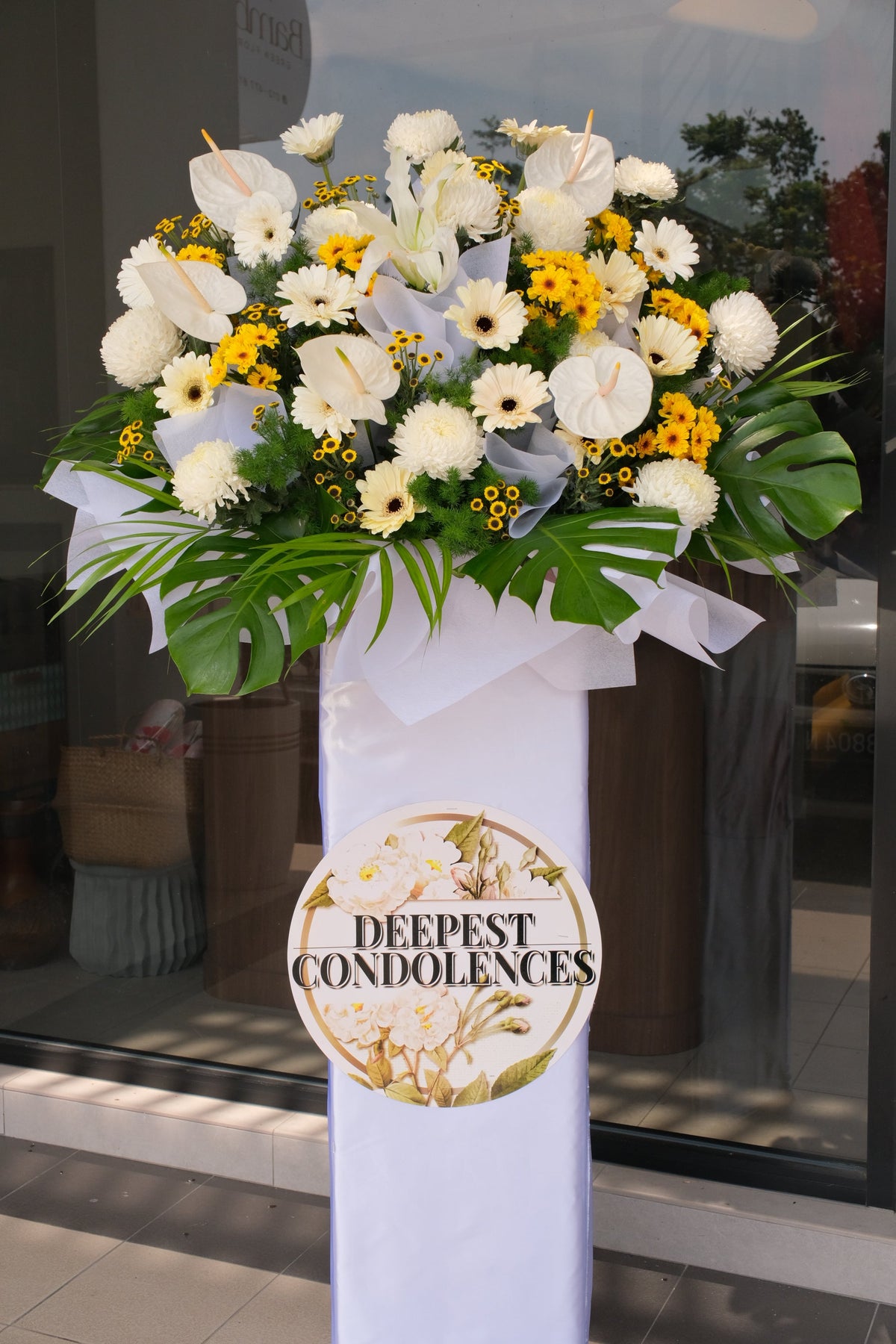 Norman Condolence Flowers by Bamboo Green Florist, Penang, photo 2