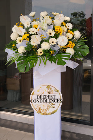 Norman Condolence Flowers by Bamboo Green Florist, Penang, photo 2