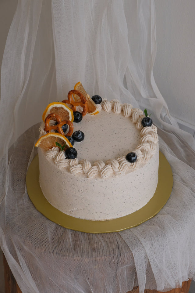 Earl Grey Raspberry Crepe Cake by Bamboo Green Florist, Penang
